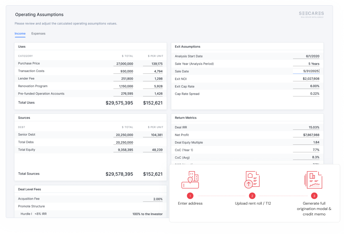 Model Assumptions screenshot